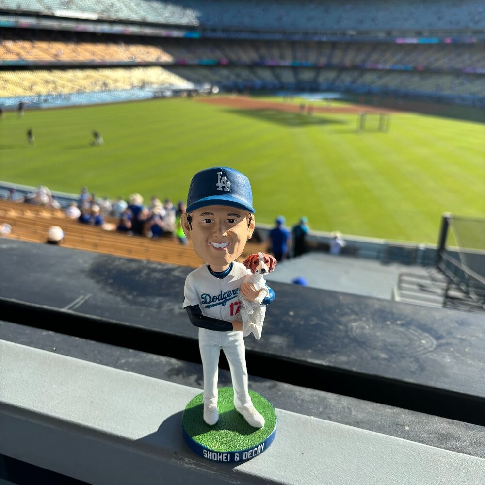 Shohei Ohtani & Decoy Bobblehead Dodgers SGA 8/28/24 New In Box
